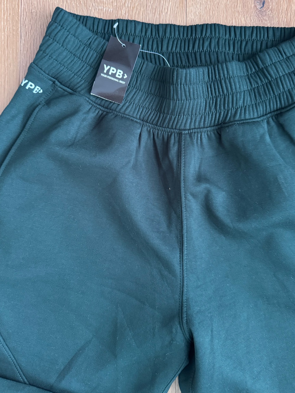 NWT YPB Abercrombie Women’s Dark hunter Green Track Joggers size small